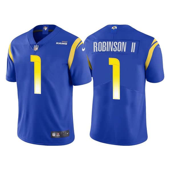 Los Angeles Rams #1 Allen Robinson II Royal Vapor Untouchable Limited Stitched Football Jersey