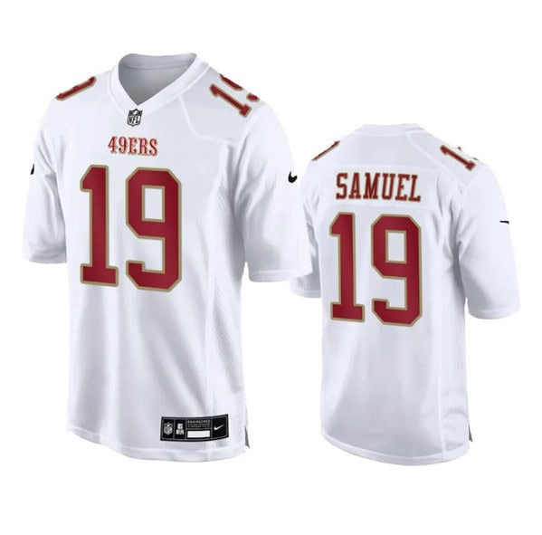 San Francisco 49ers #19 Deebo Samuel White Fashion Limited Stitched Game Jersey