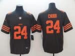 Cleveland Browns #24 Nick Chubb Brown Color Rush Limited Stitched Jersey
