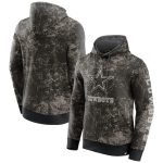 Dallas Cowboys Black Gray Blackout Tonal Pullover Hoodie