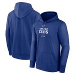 Chicago Cubs Royal Collection Practice Performance Pullover Hoodie