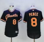 Giants #8 Hunter Pence Black Flexbase Authentic Collection Cooperstown Stitched Jersey