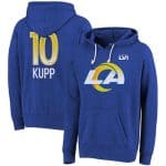 Los Angeles Rams #10 Cooper Kupp 2022 Royal Super Bowl LVI Champions Pullover Hoodie