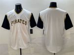 Pittsburgh Pirates Blank White Cool Base Stitched Jersey