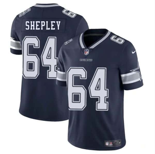 Dallas Cowboys #64 Dakoda Shepleys Navy Blue 2025 Vapor Untouchable Limited Stitched Jersey