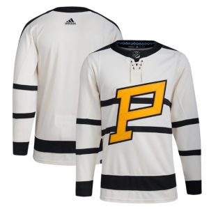 Pittsburgh Penguins Blank Cream 2023 Winter Classic Stitched Jersey
