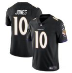 Baltimore Ravens #10 Emory Jones Black Vapor Limited Jersey