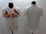 Cardinals Blank Cream Flexbase Authentic Collection Stitched Jersey