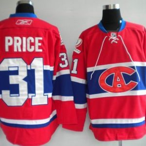Canadiens #31 Carey Price Stitched Red New CA Jersey