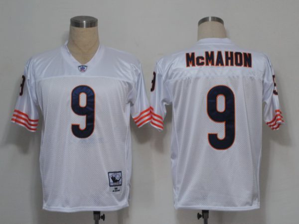 Mitchell And Ness Bears #9 Jim McMahon White Small No. Stitched Jersey