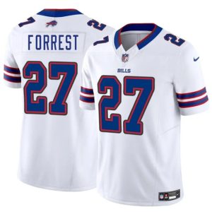 Buffalo Bills #27 Darrick Forrest White 2025 F.U.S.E. Vapor Untouchable Limited Stitched Jersey