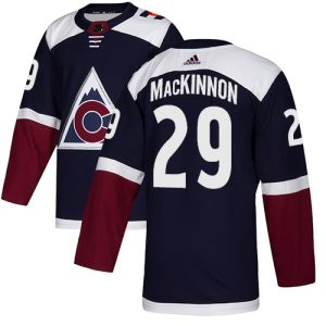 Colorado Avalanche #29 Nathan MacKinnon Navy Blue Stitched Jersey