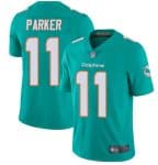 Miami Dolphins #11 DeVante Parker 2020 Aqua Vapor Limited Stitched Jersey