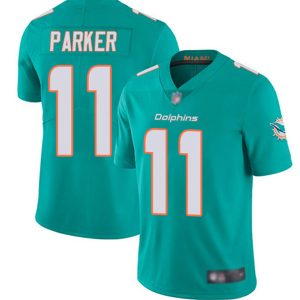 Miami Dolphins #11 DeVante Parker 2020 Aqua Vapor Limited Stitched Jersey