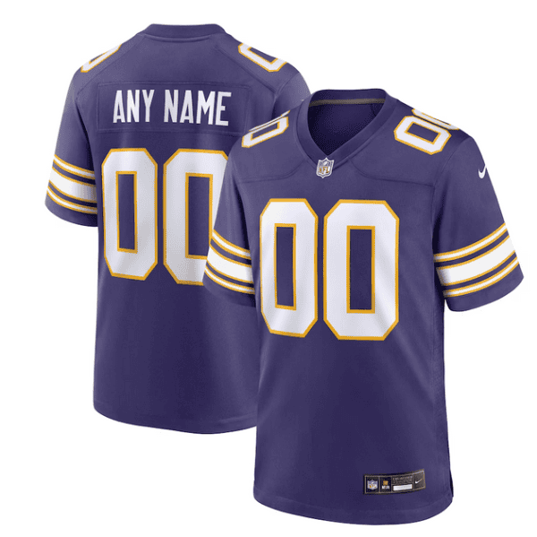 Minnesota Vikings Custom Purple 2023 Limited Stitched Jersey