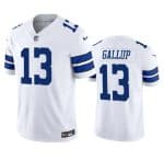 Dallas Cowboys #13 Michael Gallup White 2023 F.U.S.E. Vapor Limited Stitched Jersey