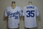 Royals #35 Eric Hosmer White Cool Base Stitched Jersey