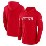 Kansas City Chiefs Red Sideline Performance Hoodie