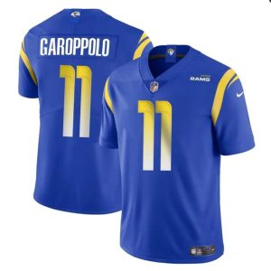 Los Angeles Rams #11 Jimmy Garoppolo Blue Vapor Untouchable Stitched Jersey