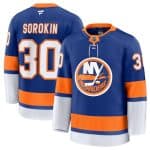 New York Islanders #30 Ilya Sorokin Royal 2024-25 Home Stitched Jersey