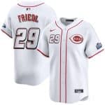 Cincinnati Reds #29 TJ Friedl White 2025 Speedway Classic Home Limited Stitched Jersey