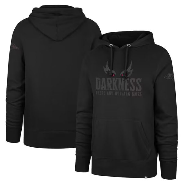 Baltimore Ravens Black Darkness Falls Pullover Hoodie