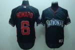 Phillies #6 Ryan Howard Blue Nation League 2010 All Star BP Stitched Jersey