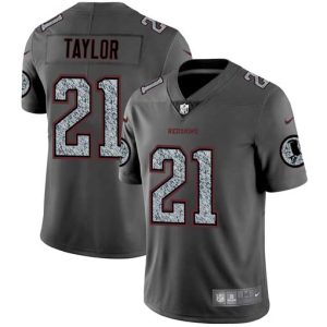 Washington Redskins #21 Sean Taylor 2019 Gray Fashion Static Limited Stitched Jersey