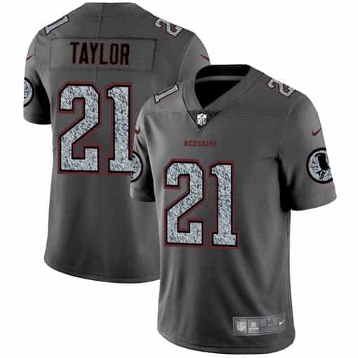 Washington Redskins #21 Sean Taylor 2019 Gray Fashion Static Limited Stitched Jersey