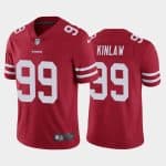 San Francisco 49ers #99 Javon Kinlaw Red Draft Vapor Limited Stitched Jersey