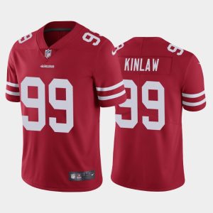 San Francisco 49ers #99 Javon Kinlaw Red Draft Vapor Limited Stitched Jersey