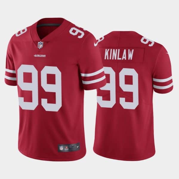 San Francisco 49ers #99 Javon Kinlaw Red Draft Vapor Limited Stitched Jersey