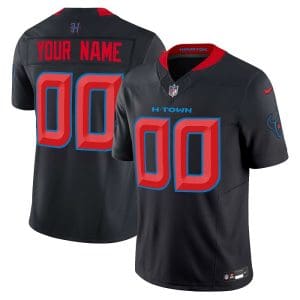 Houston Texans Custom Navy 2024 2nd Alternate F.U.S.E Vapor Stitched Jersey