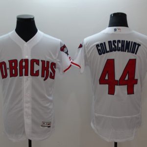 Arizona Diamondbacks #44 Paul Goldschmidt White Flexbase Stitched Jersey