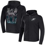 Philadelphia Eagles Black X Darius Rucker Collection Rocker Full-Zip Hoodie