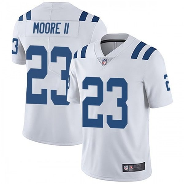 Indianapolis Colts #23 Kenny Moore II White Vapor Untouchable Limited Stitched Jersey