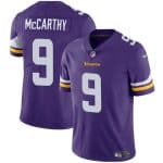 Minnesota Vikings #9 J.J. McCarthy Purple 2024 Draft Vapor Untouchable Limited Stitched Jersey