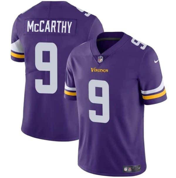 Minnesota Vikings #9 J.J. McCarthy Purple 2024 Draft Vapor Untouchable Limited Stitched Jersey