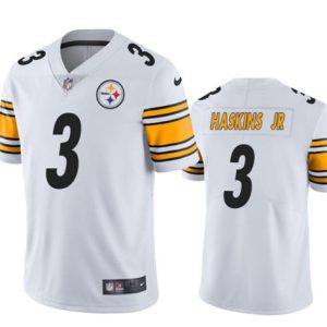 Pittsburgh Steelers #3 Dwayne Haskins Jr. White Vapor Untouchable Limited Stitched Jersey