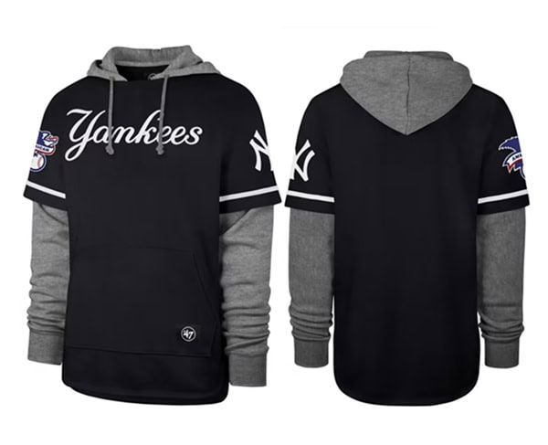 New York Yankees Black Pullover Hoodie