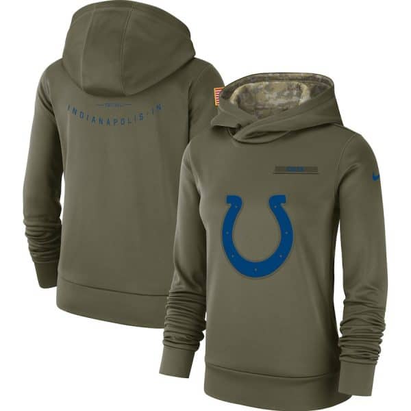 Indianapolis Colts Nike Anthracite Salute To Service Player Performance Hoodie