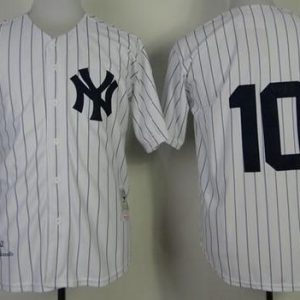 Mitchell And Ness 1952 Yankees #10 Phil Rizzuto Stitched White Throwback Jersey