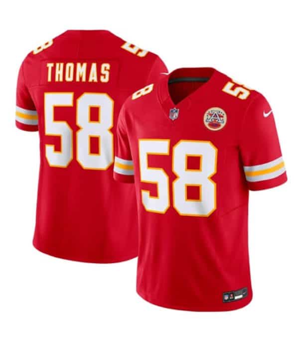 Kansas City Chiefs #58 Derrick Thomas Red 2024 F.U.S.E Vapor Untouchable Limited Stitched Jersey