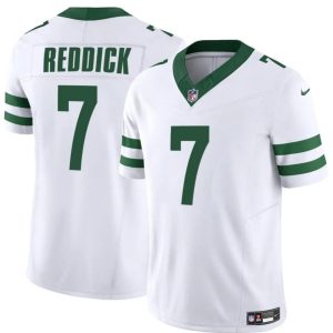 New York Jets #7 Haason Reddick White 2024 F.U.S.E. Vapor Limited Stitched Jersey