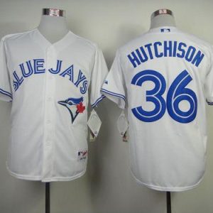 Blue Jays #36 Drew Hutchison White Cool Base Stitched Jersey