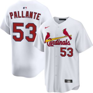 St. Louis Cardinals #53 Andre Pallante White Home Limited Stitched Jersey