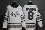Washington Capitals #8 Alexander Ovechkin White 2019 All-Star Game Jersey