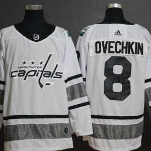 Washington Capitals #8 Alexander Ovechkin White 2019 All-Star Game Jersey