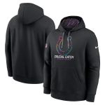 Indianapolis Colts Black 2024 Crucial Catch Club Pullover Hoodie