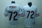 Mitchell Ness Bears #72 William Perry White Stitched Throwback Jersey